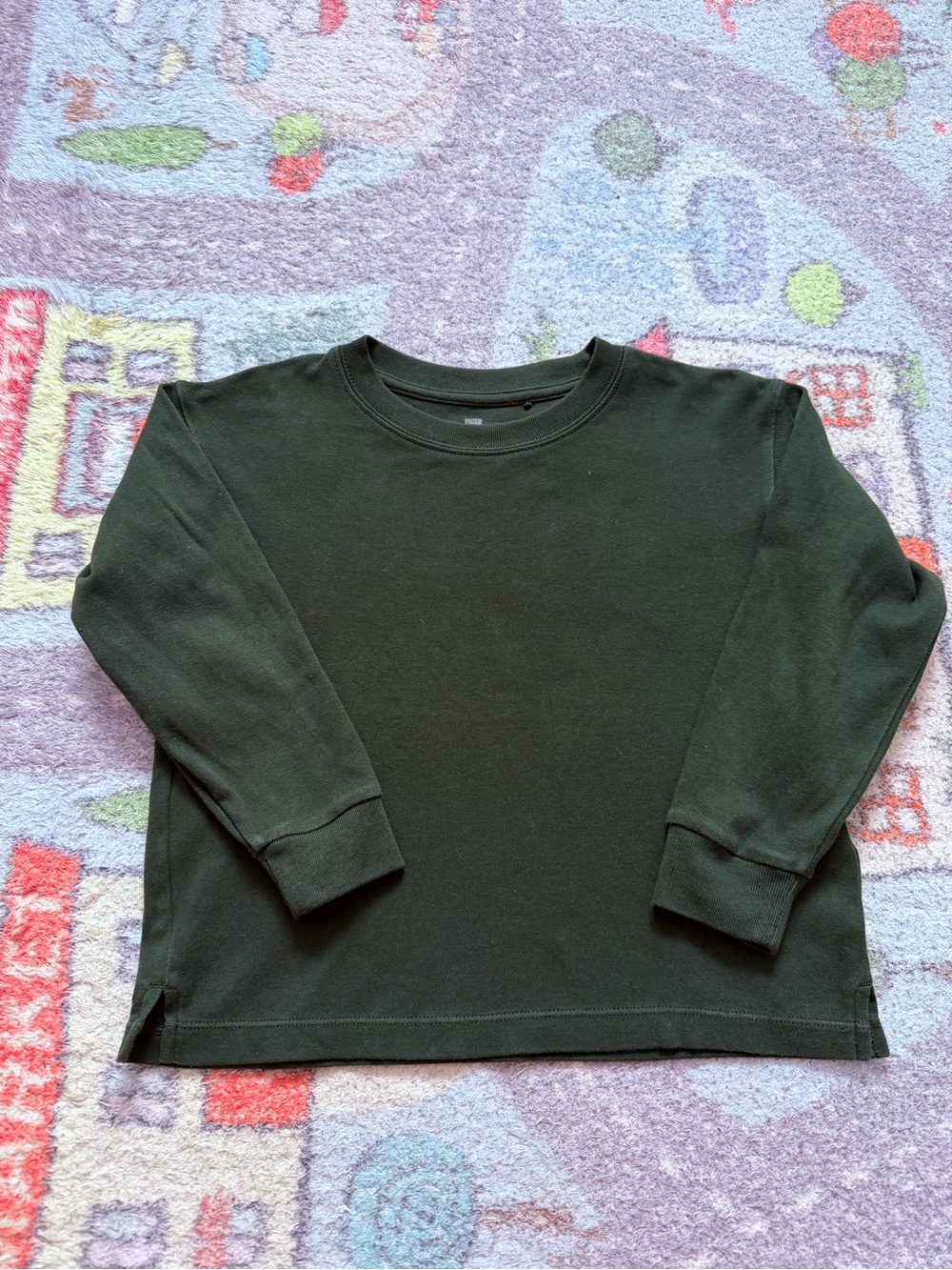 Uniqlo Kids Dark Green Crewneck Sweatshirt